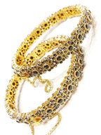 Majesty Regal Diamond-Cut Bangles for Women