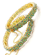 Majesty Regal Diamond-Cut Bangles for Women