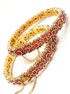 Majesty Regal Diamond-Cut Bangles for Women