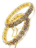 Majesty Regal Diamond-Cut Bangles for Women