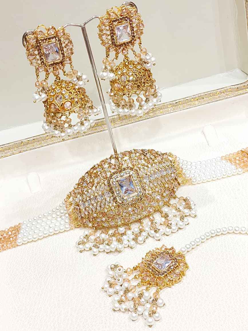 Majestic Pearl Charm Jewelry Set for Women