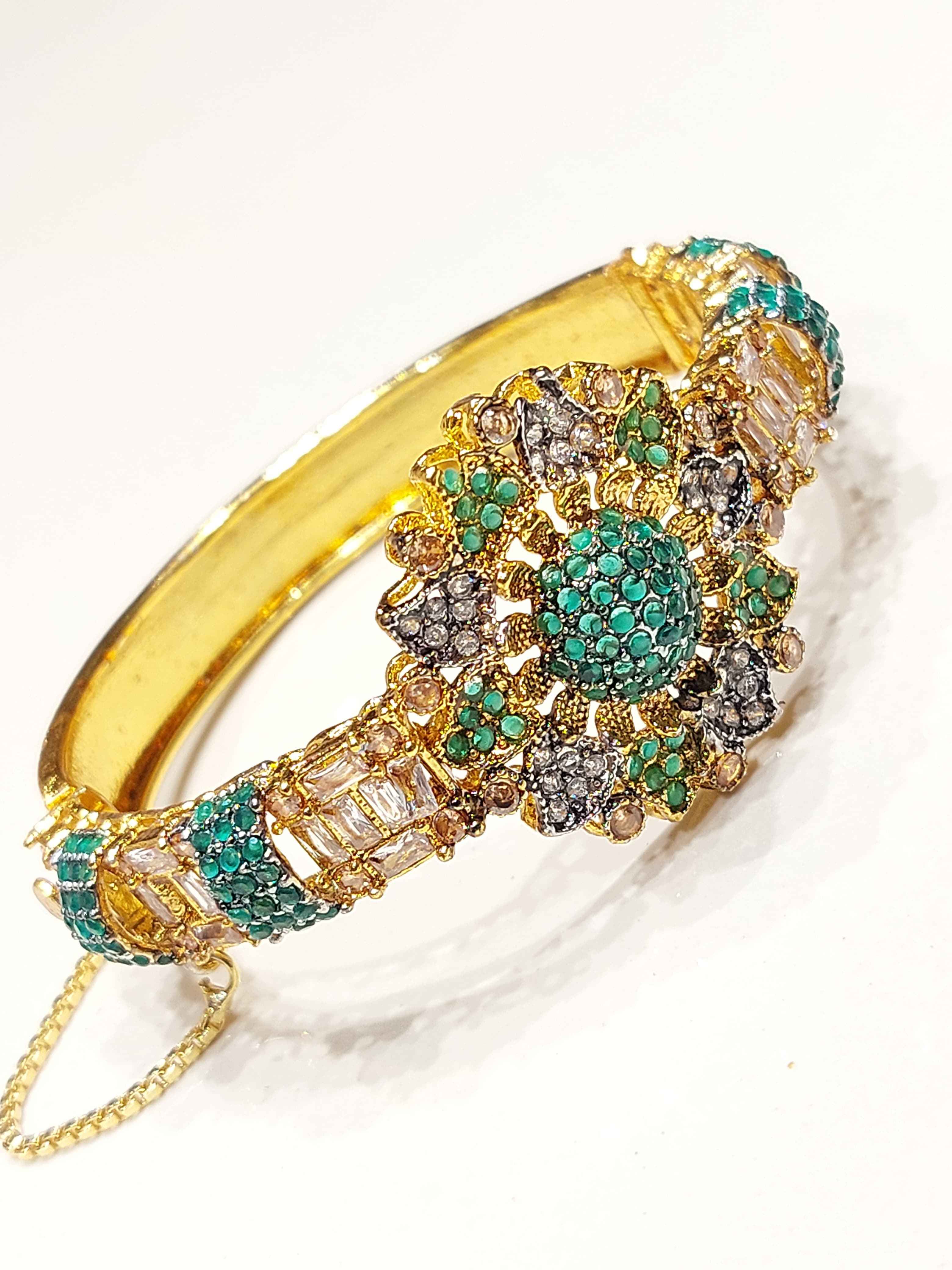Majestic Royal Bloom Bangle for Women