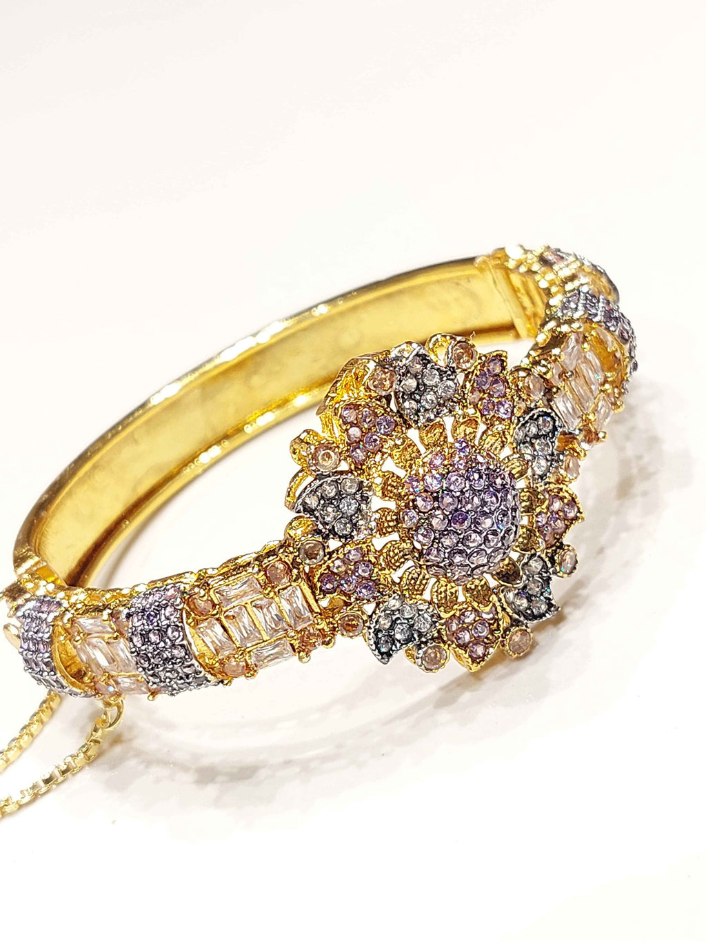 Majestic Royal Bloom Bangle for Women