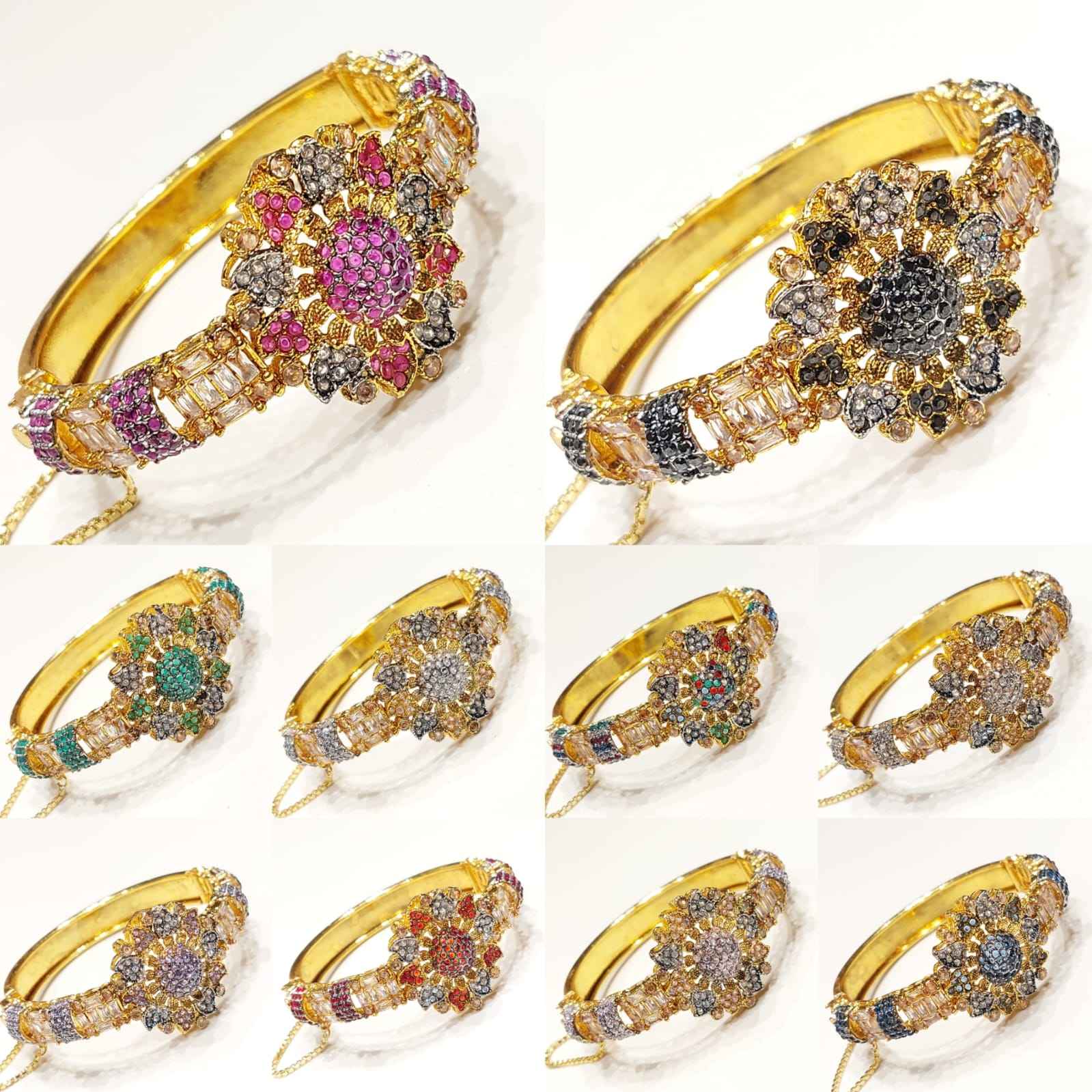 Majestic Royal Bloom Bangle for Women