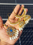 Majestic Radiant Chandbali Earrings for Women