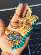 Majestic Radiant Chandbali Earrings for Women