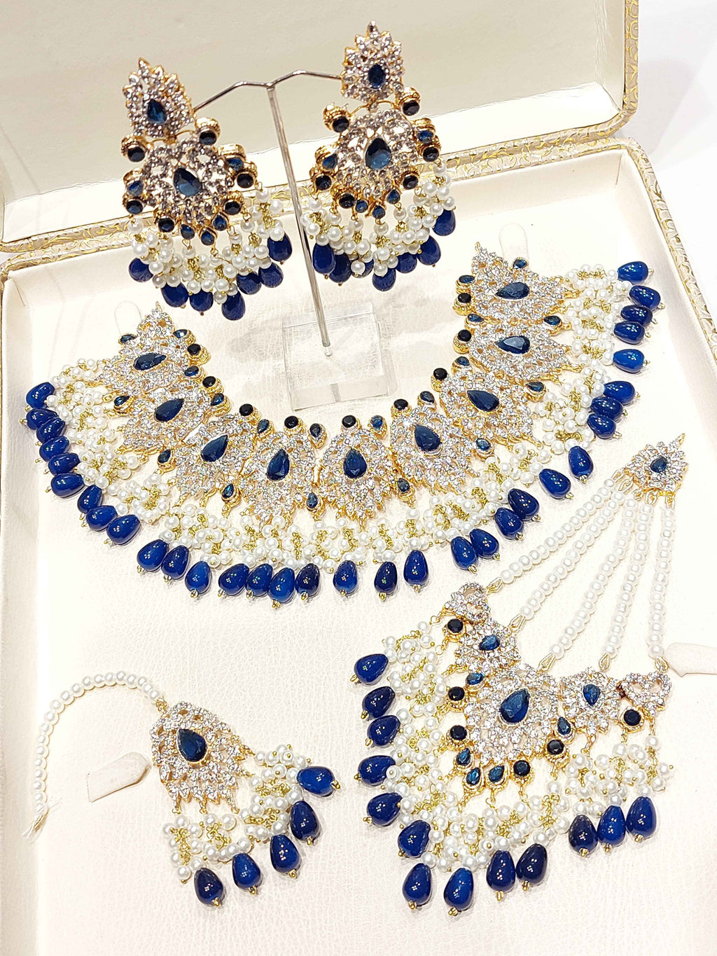 Majestic Allure – Luxury Crystal & Pearl Jewelry Set