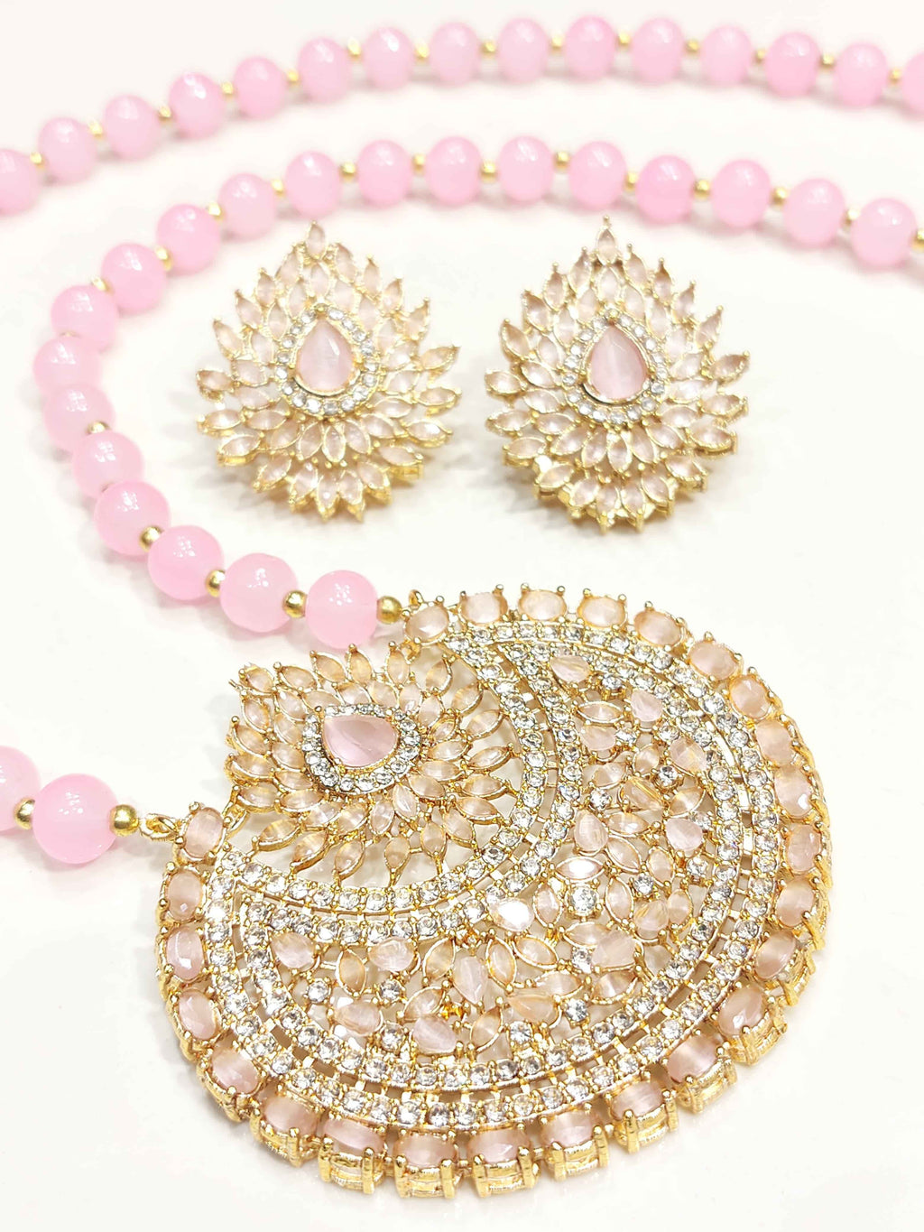 Majestic Opulent Pearl Drop Set for Women