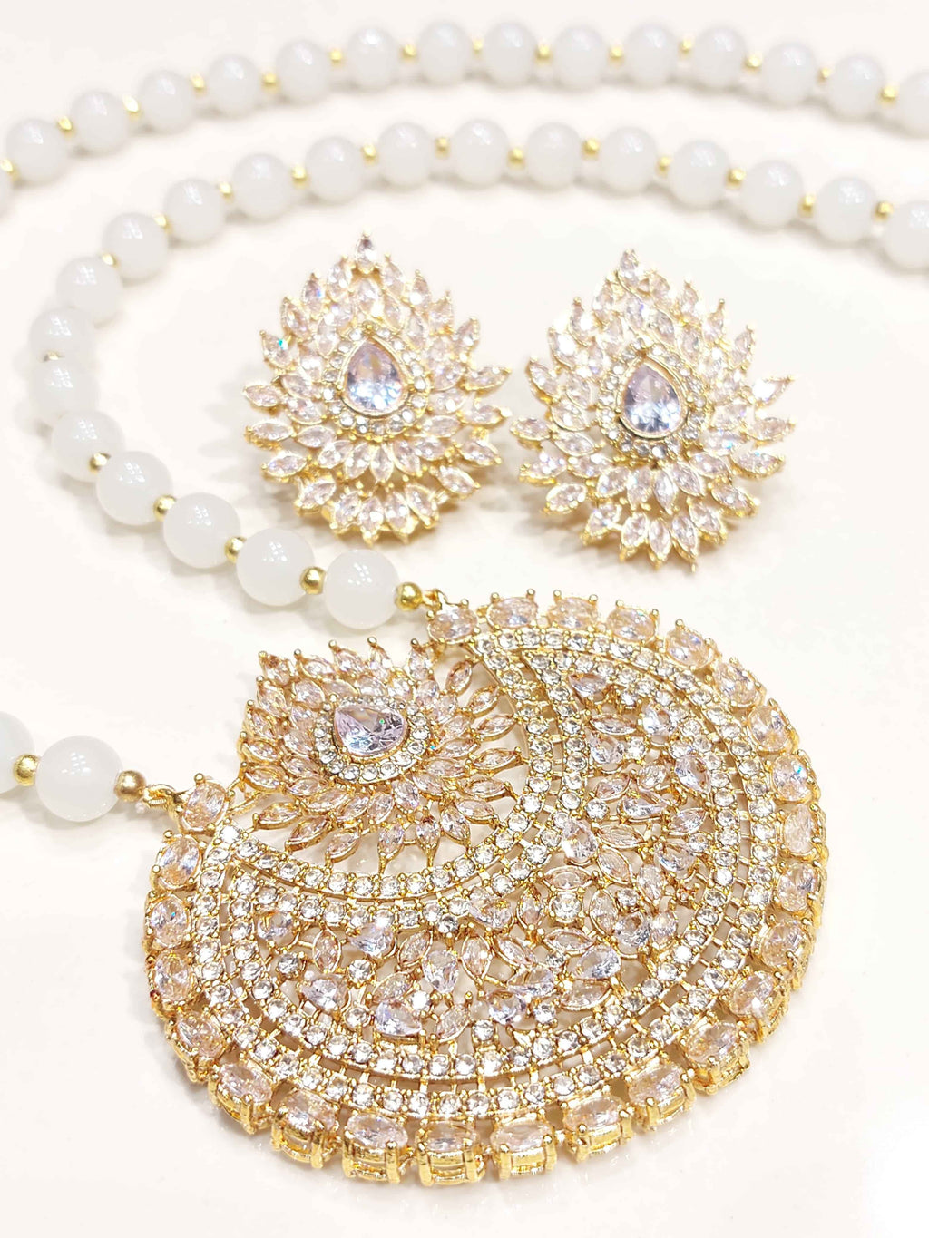 Majestic Opulent Pearl Drop Set for Women