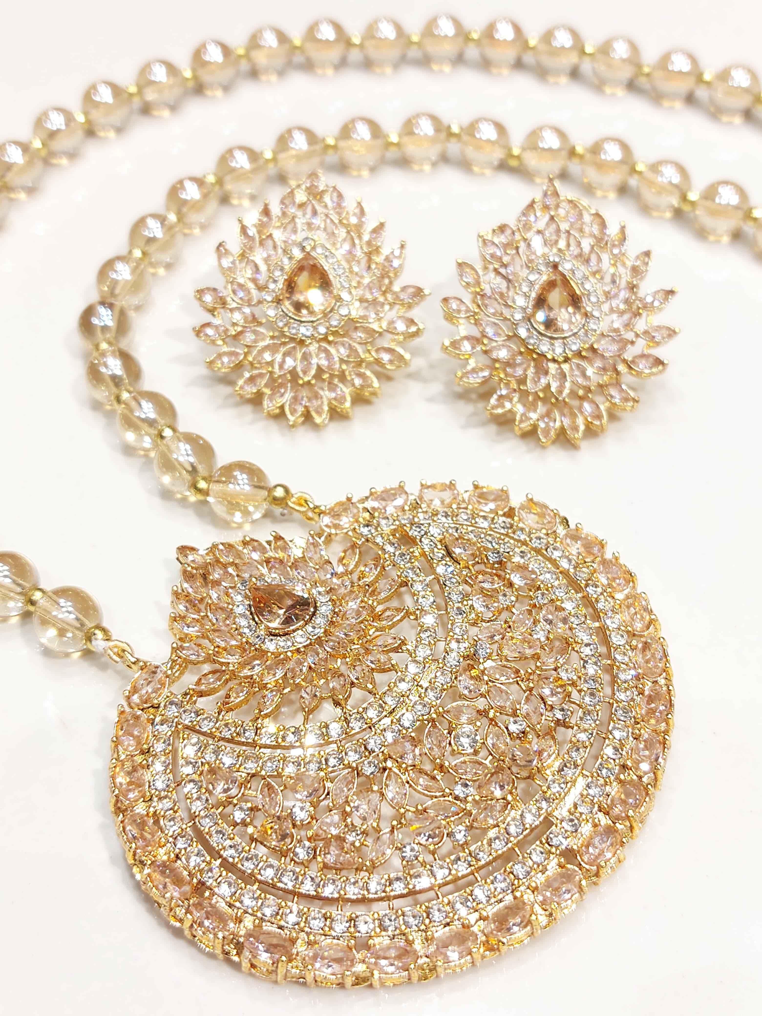 Majestic Opulent Pearl Drop Set for Women