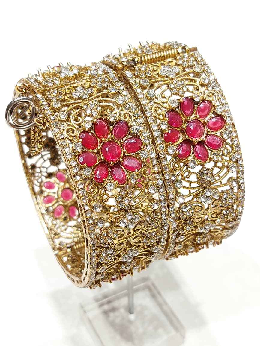 Enchanted Royal Blossom Kada for Women