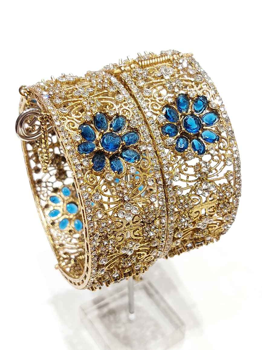 Enchanted Royal Blossom Kada for Women