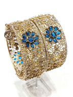 Enchanted Royal Blossom Kada for Women
