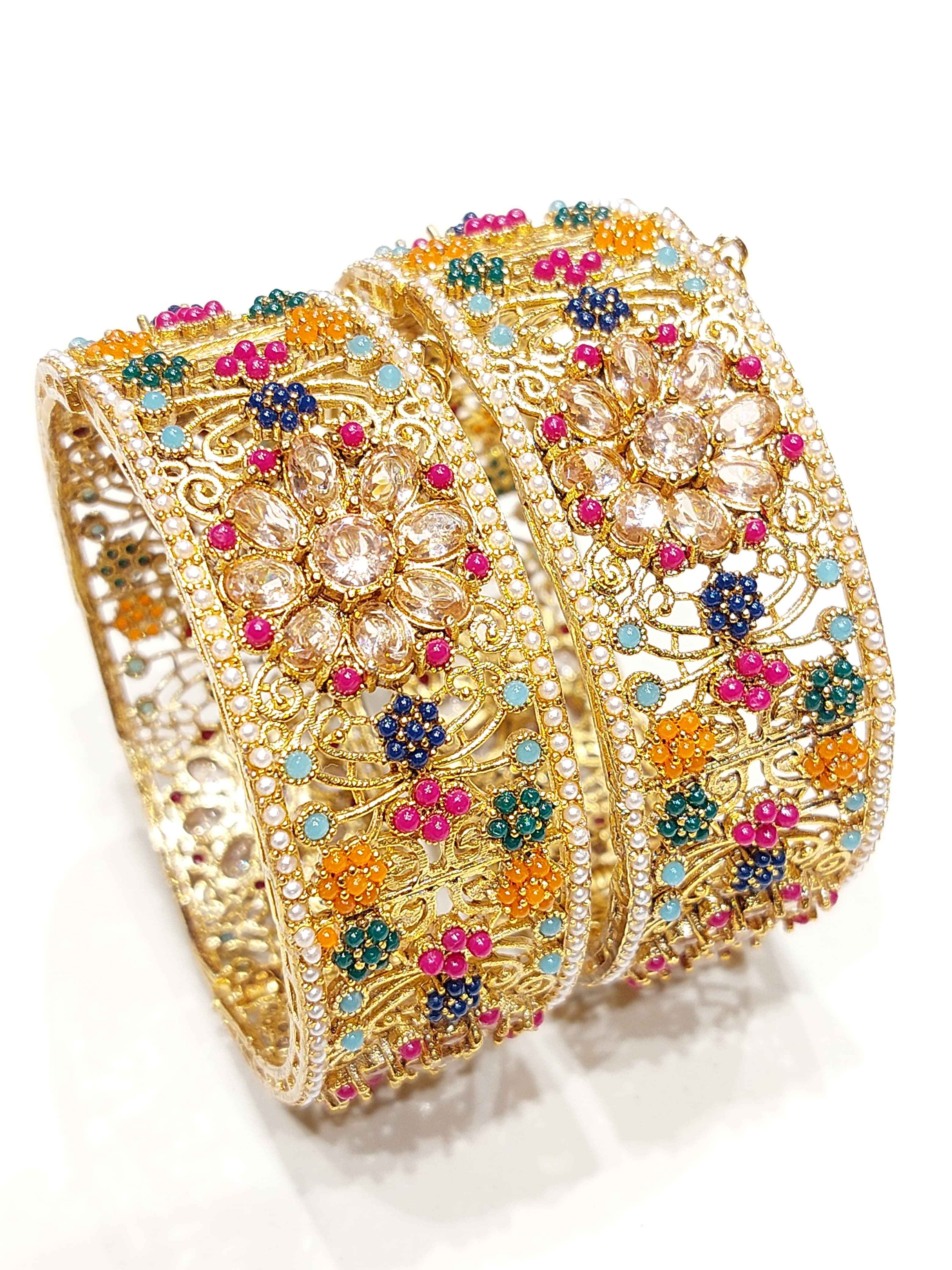 Enchanted Blossom Heritage Kada for Women