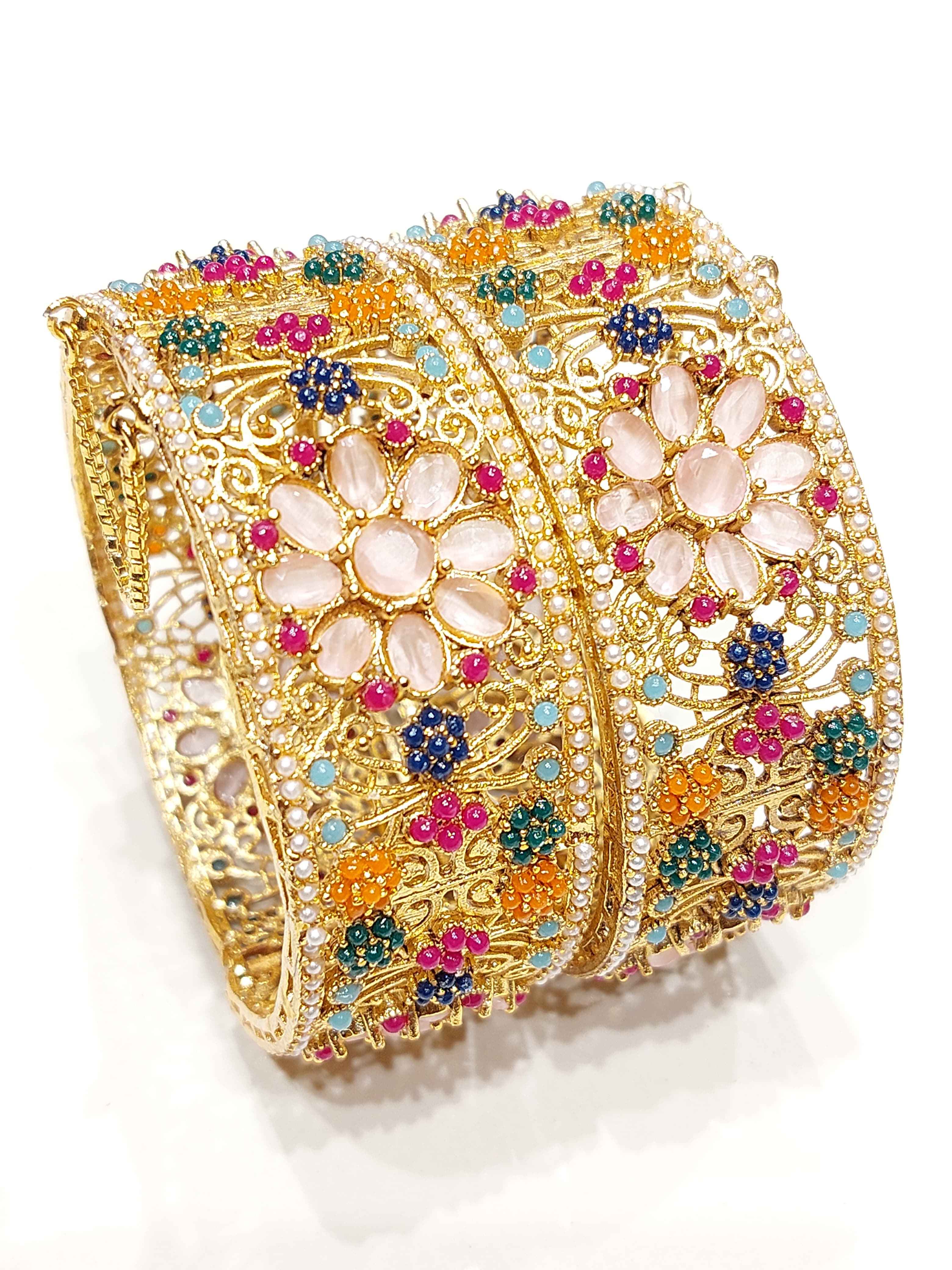 Enchanted Blossom Heritage Kada for Women