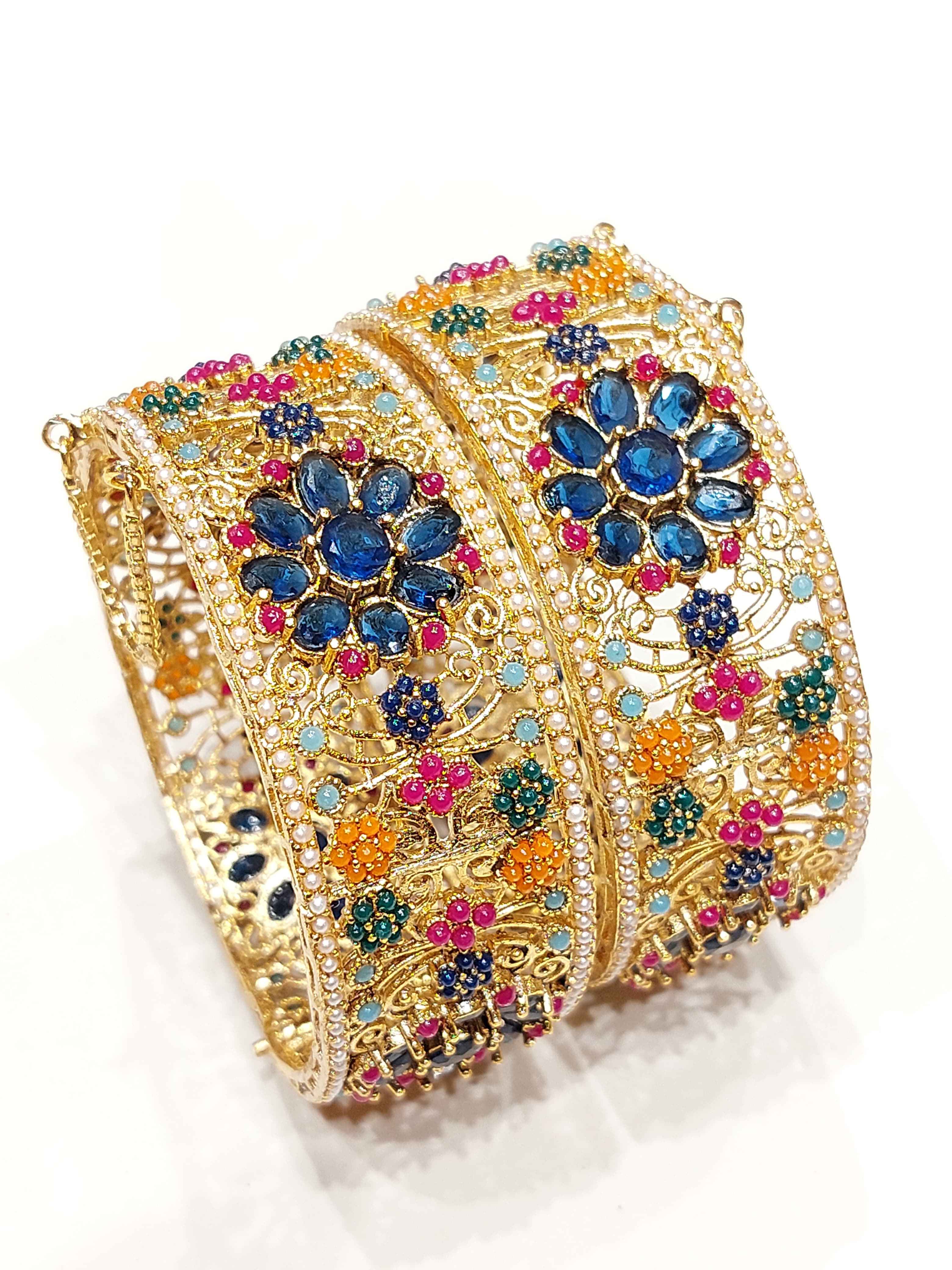 Enchanted Blossom Heritage Kada for Women