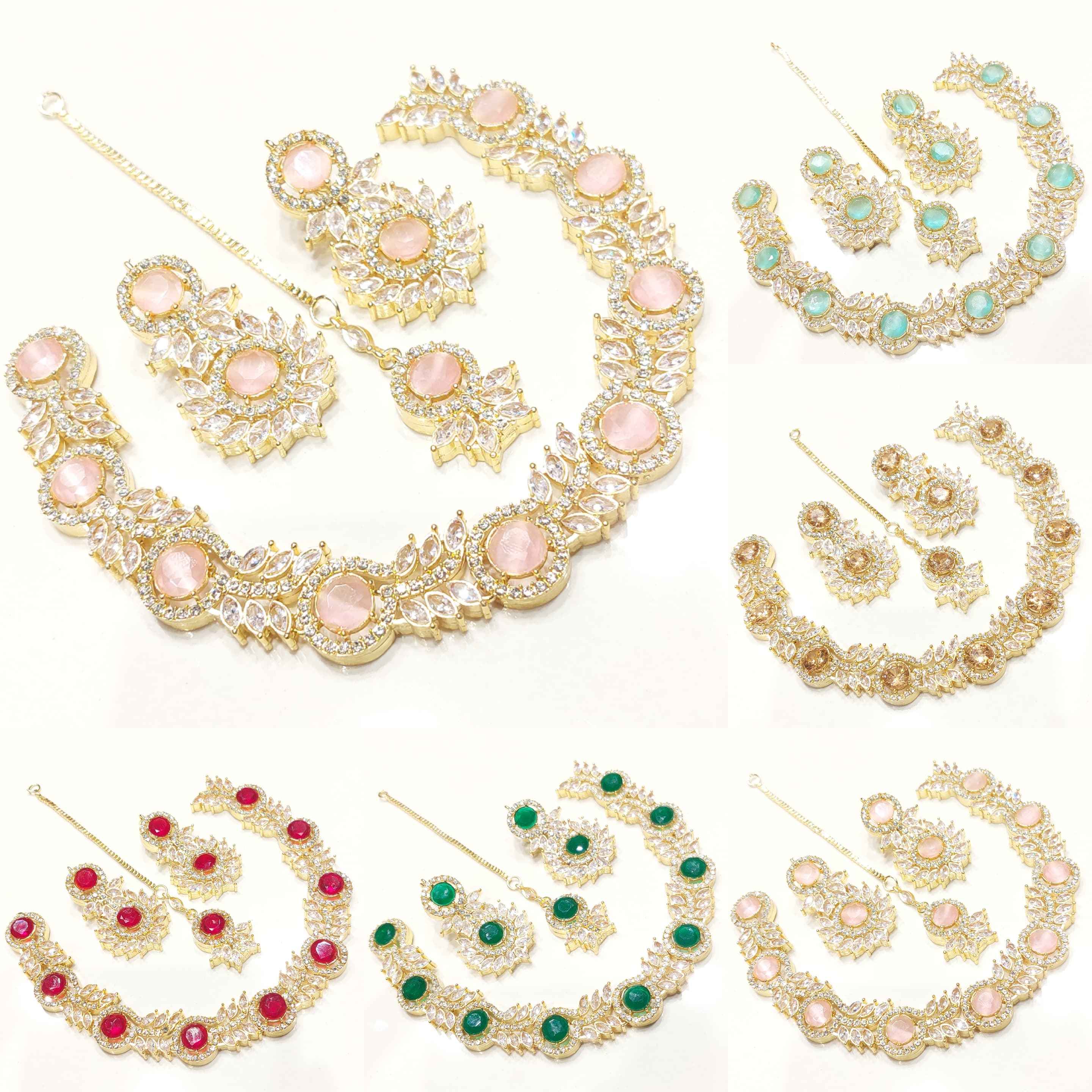 Premium Stone Jewelry Set – Timeless Elegance