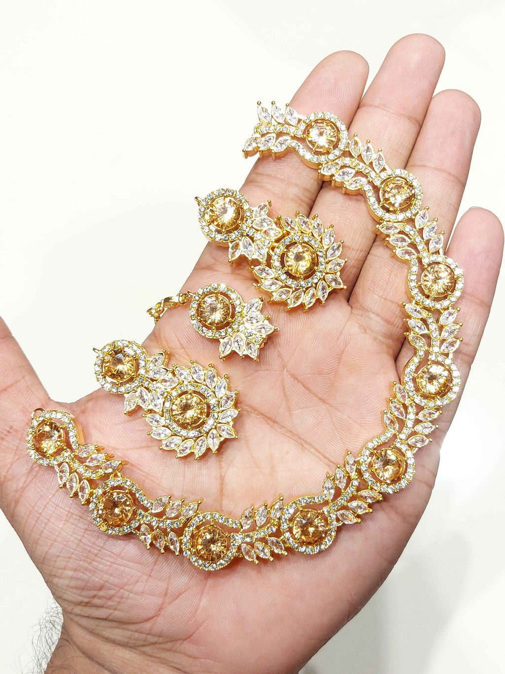 Premium Stone Jewelry Set – Timeless Elegance