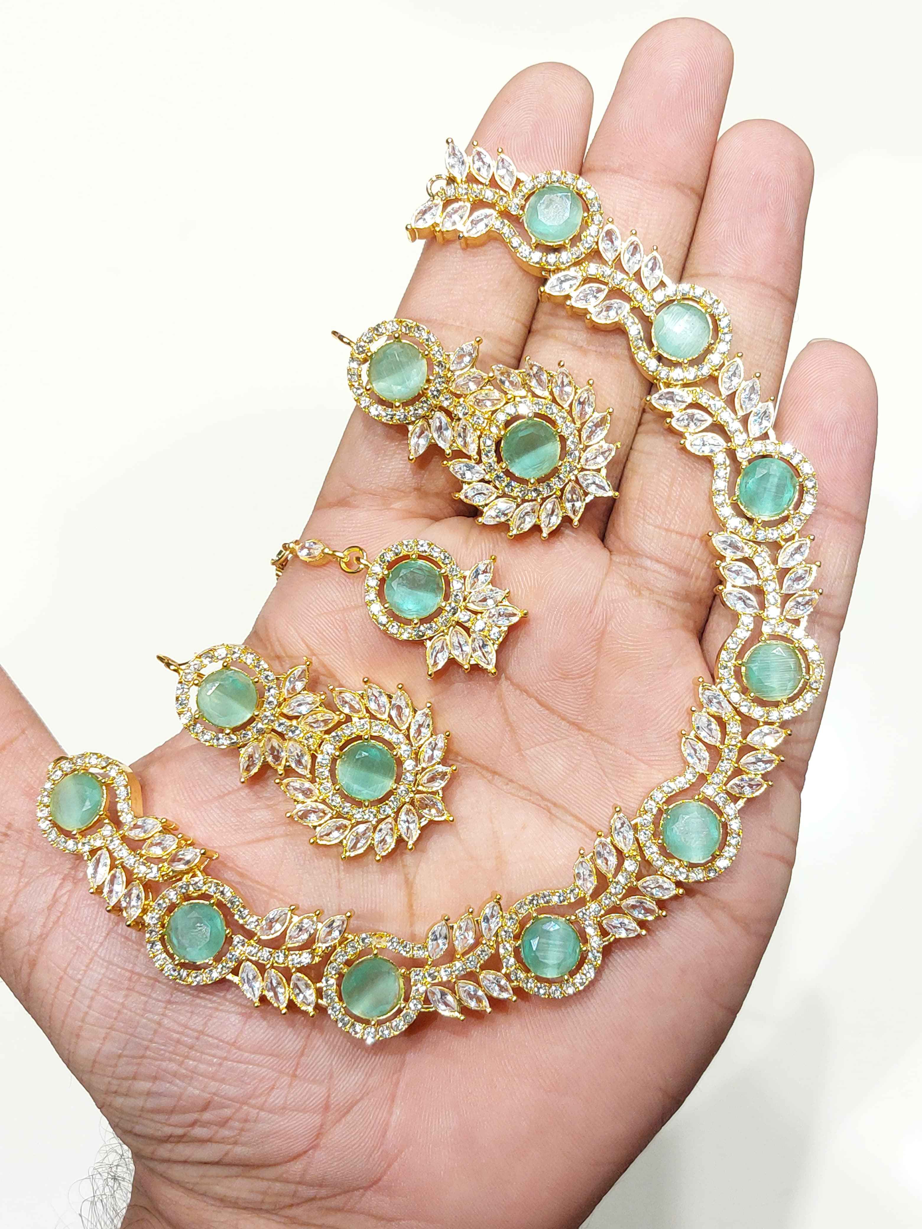 Premium Stone Jewelry Set – Timeless Elegance