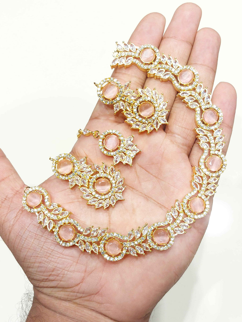 Premium Stone Jewelry Set – Timeless Elegance