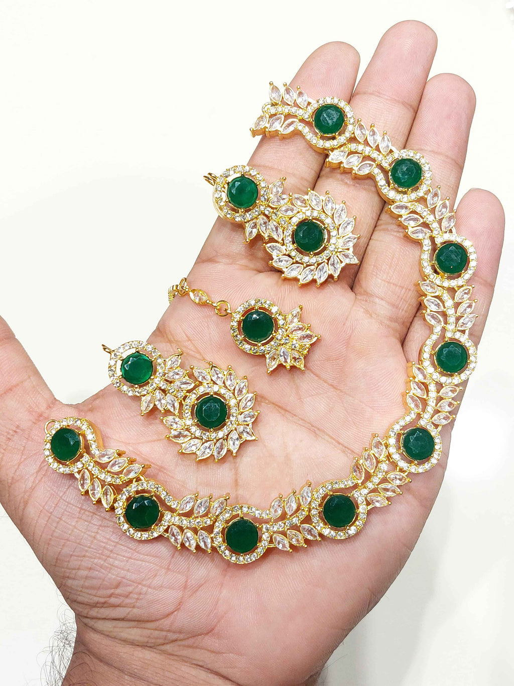 Premium Stone Jewelry Set – Timeless Elegance