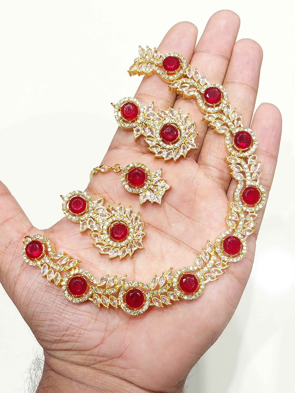 Premium Stone Jewelry Set – Timeless Elegance