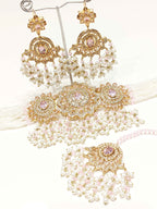 Majestic Pearl-Dipped Choker Set for Women