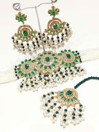 Majestic Pearl-Dipped Choker Set for Women