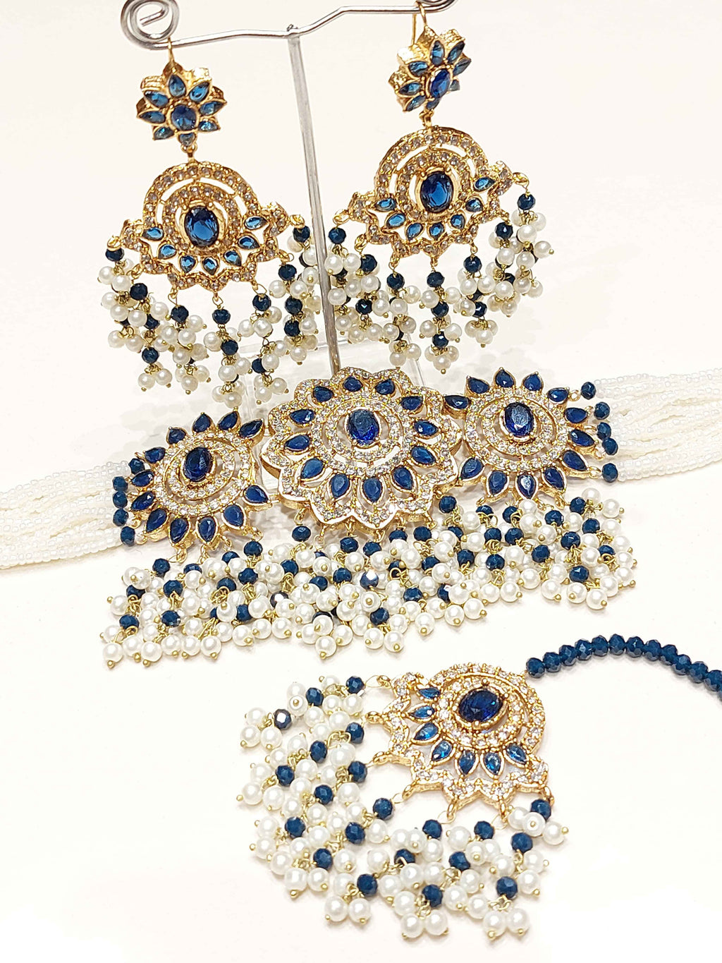 Majestic Pearl-Dipped Choker Set for Women