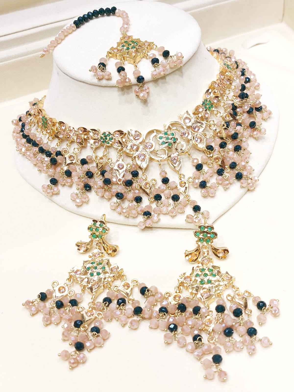 Majestic Multi-Color Beaded Grand Set for Women