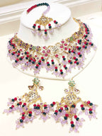 Majestic Multi-Color Beaded Grand Set for Women