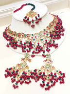 Majestic Multi-Color Beaded Grand Set for Women