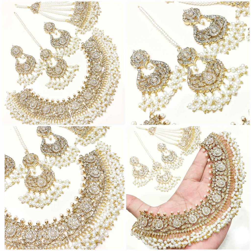 Majestic Pearl Dangler Set for Women