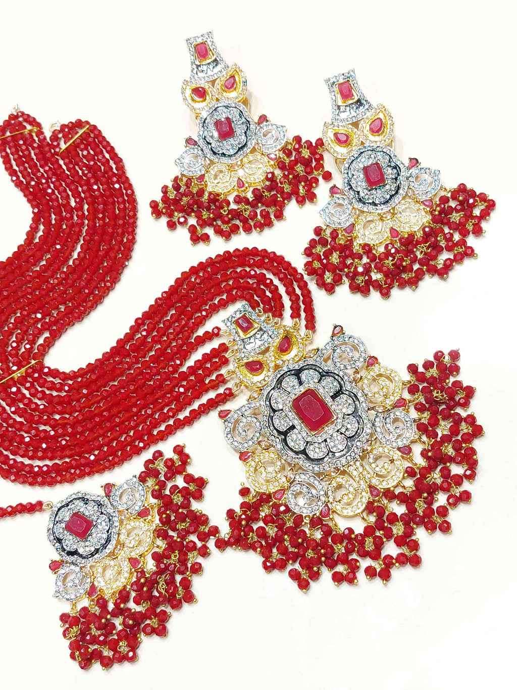 Majestic Multi-Strand Necklace Set for Women