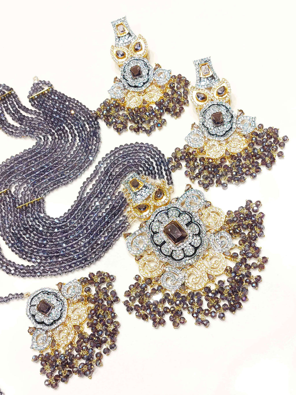 Majestic Multi-Strand Necklace Set for Women