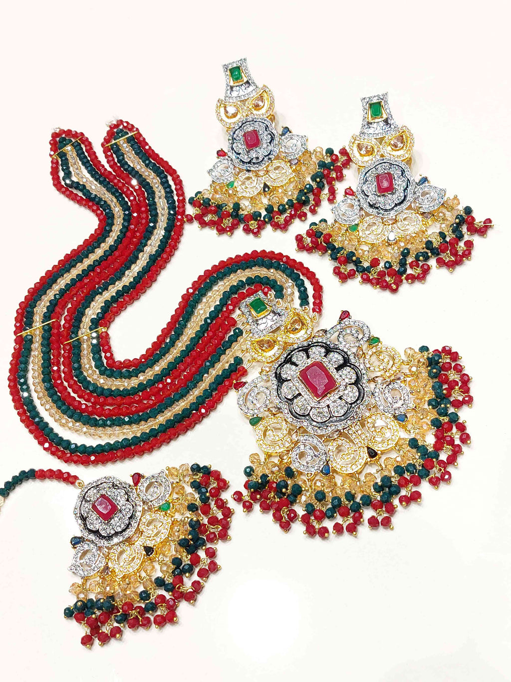 Majestic Multi-Strand Necklace Set for Women