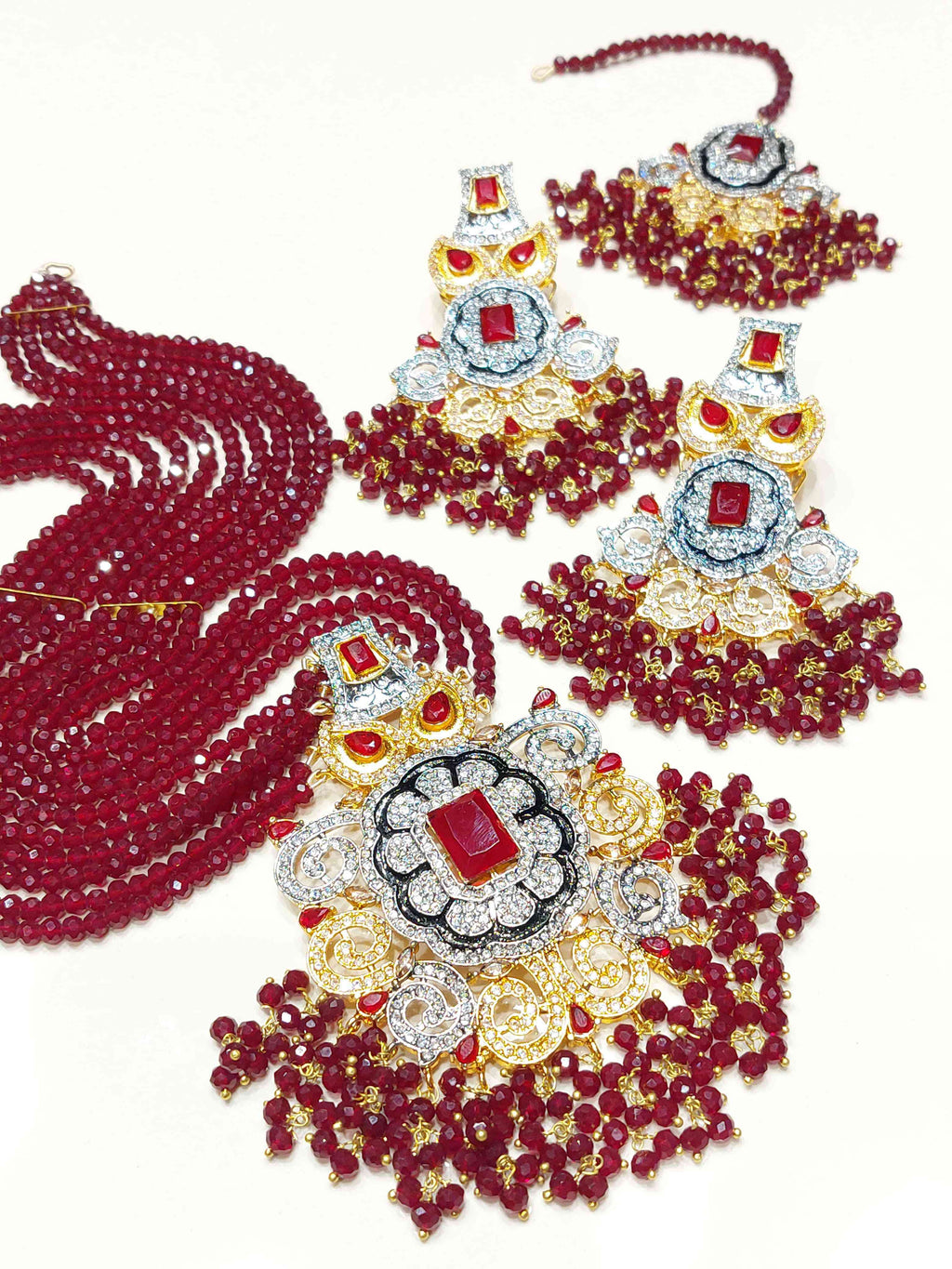 Majestic Multi-Strand Necklace Set for Women