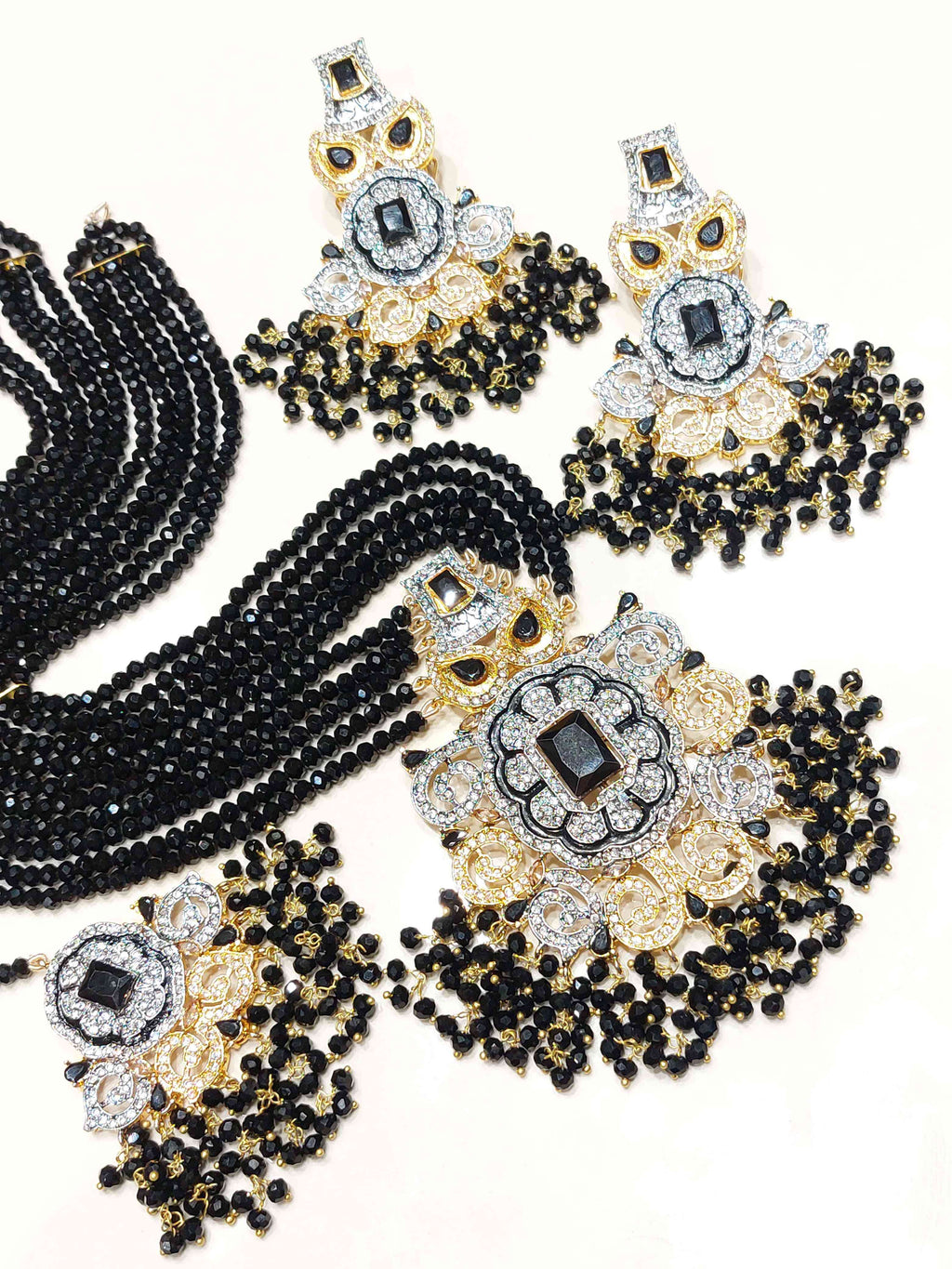 Majestic Multi-Strand Necklace Set for Women