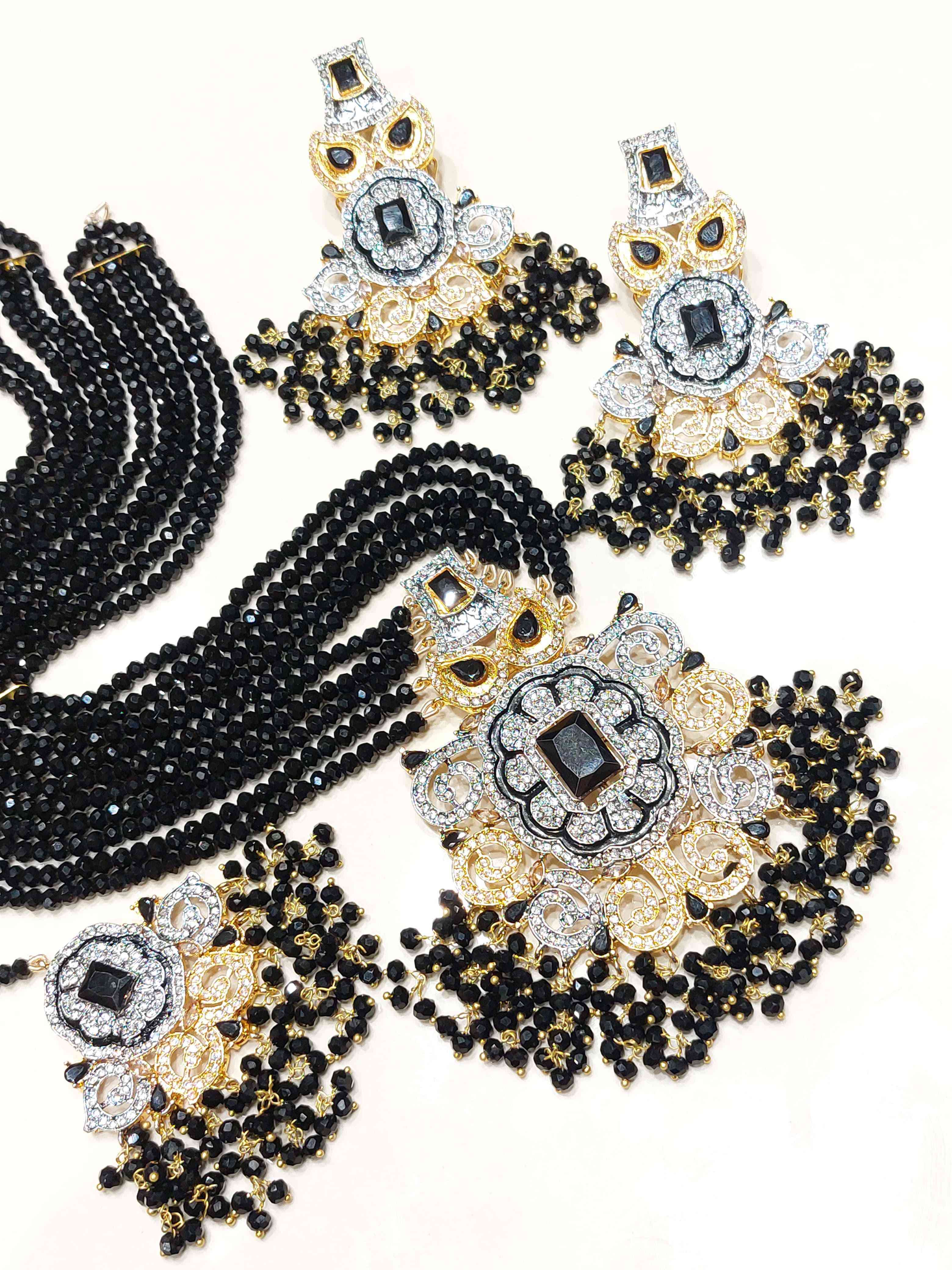 Majestic Multi-Strand Necklace Set for Women