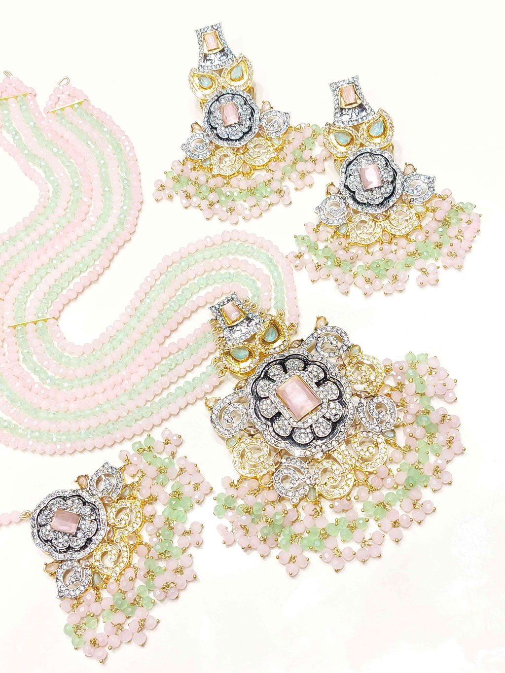 Majestic Multi-Strand Necklace Set for Women