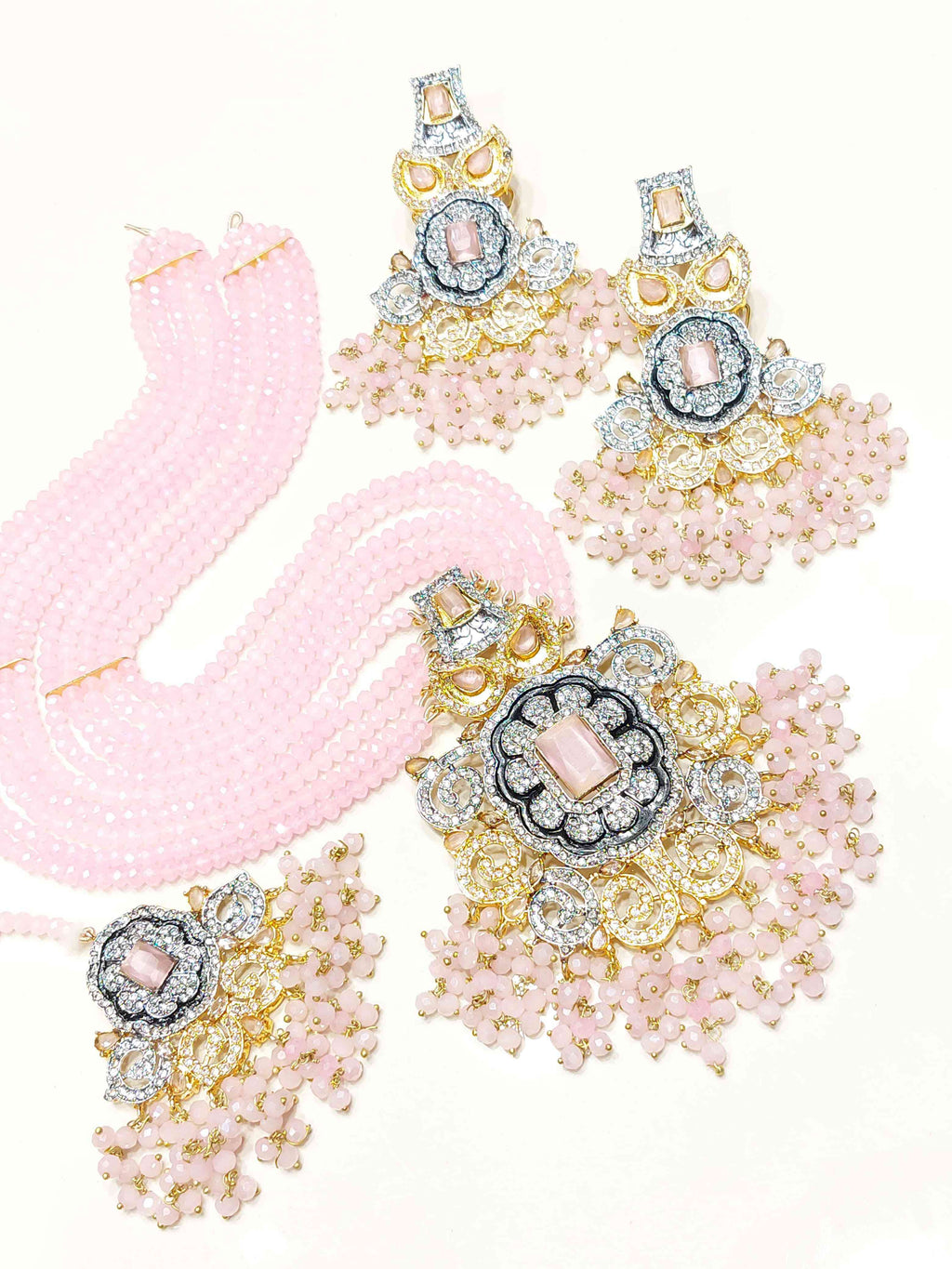 Majestic Multi-Strand Necklace Set for Women