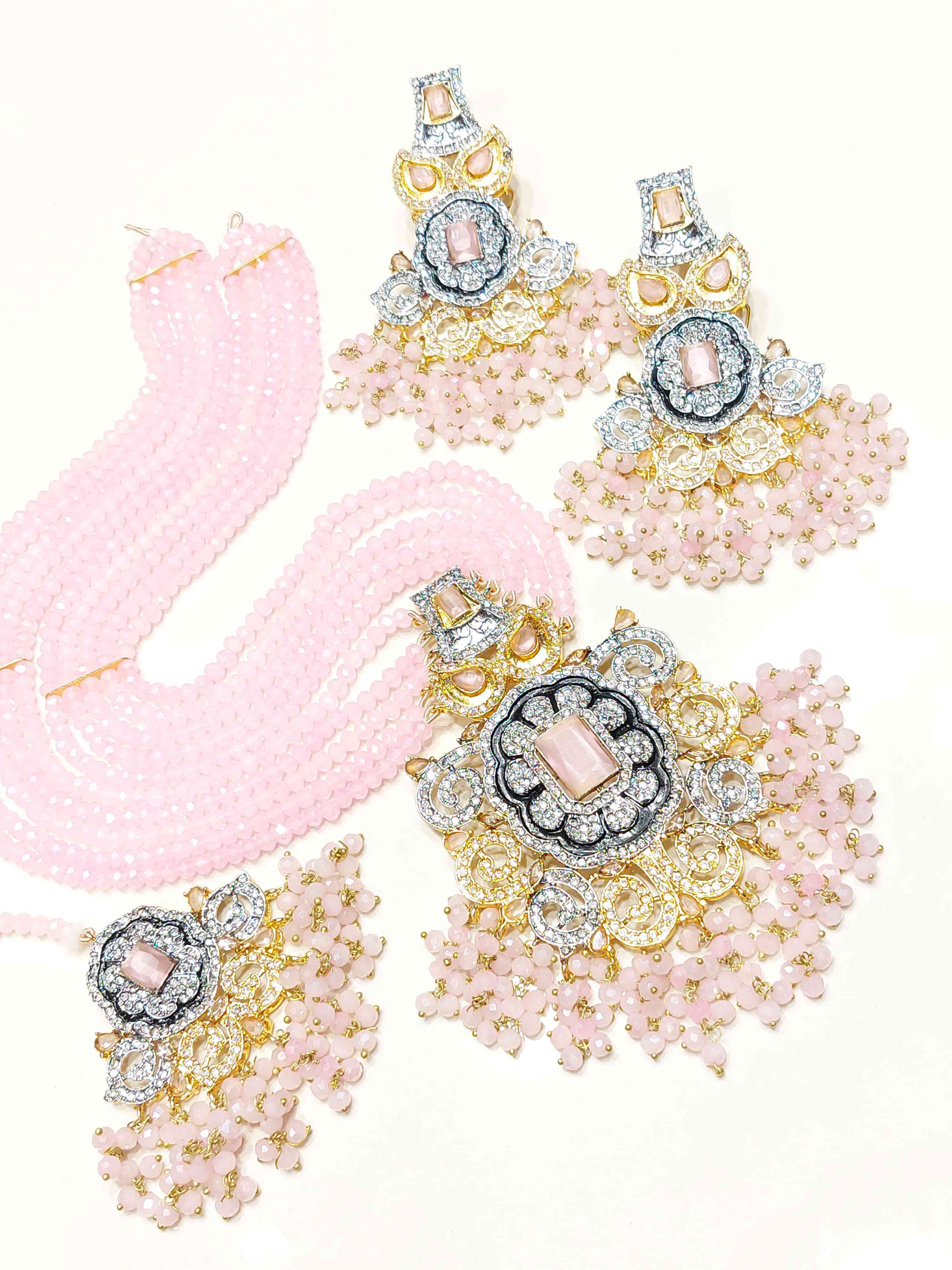 Majestic Multi-Strand Necklace Set for Women