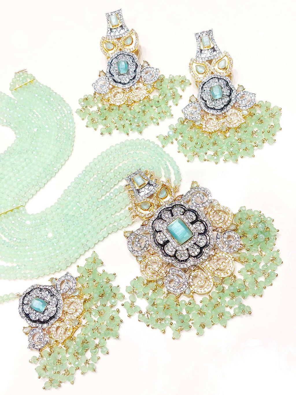 Majestic Multi-Strand Necklace Set for Women