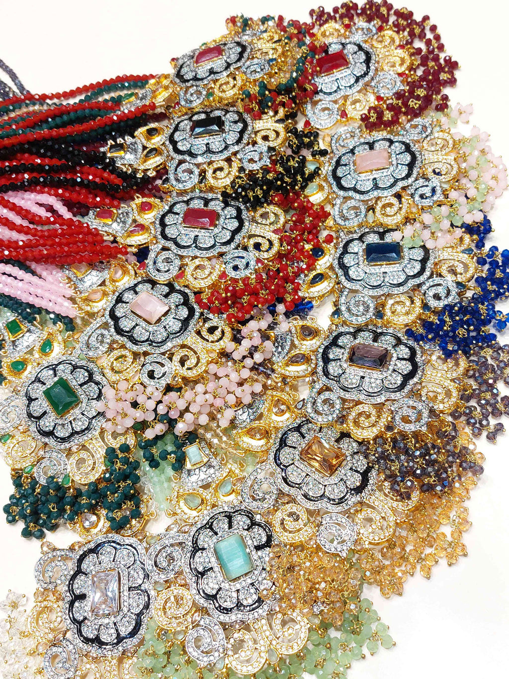 Majestic Multi-Strand Necklace Set for Women