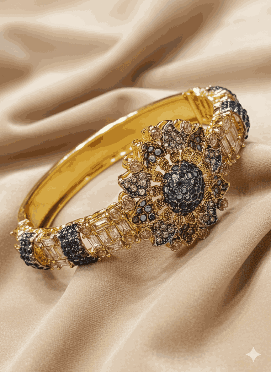 Majestic Royal Bloom Bangle for Women