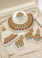 Majestic Ruby Pearl Set