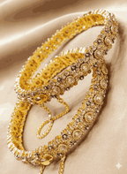 Majesty Regal Diamond-Cut Bangles for Women